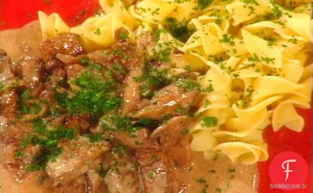 Shiitake Beef Stroganov