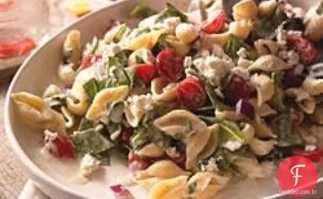 Salada De Massa Mediterrânea Cremosa