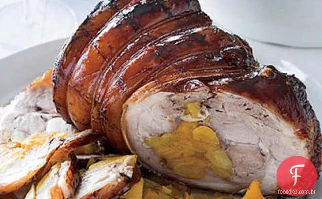 Ovos cozidos com espinafre, aspargos e Prosciutto