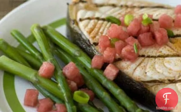 Alabote Com Salsa De Melancia