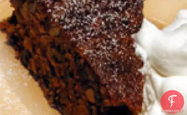 Bolo de cenoura de noz temperada com abacaxi
