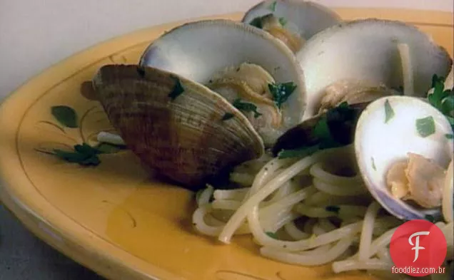 Espaguete com amêijoas