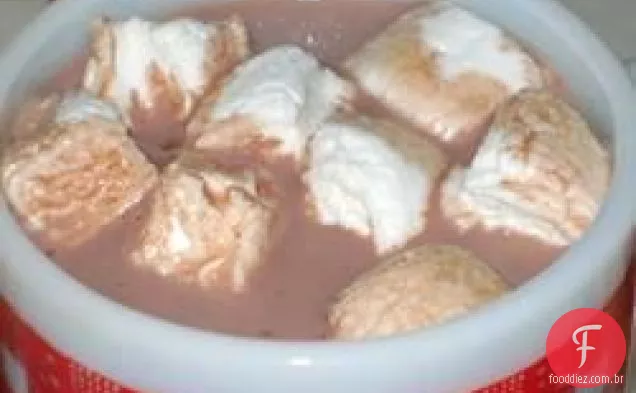Chocolate quente do amante do Chocolate