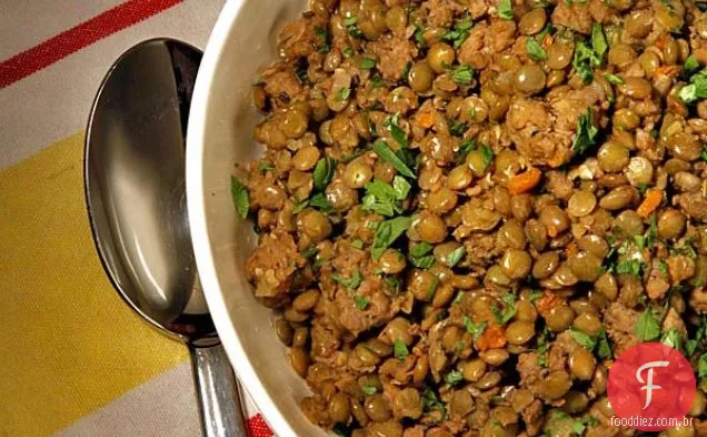 Lentilhas Com Linguiça De Peru