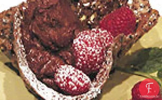 Biscoitos de renda com Gooey Center