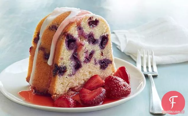 Blueberry Buttermilk Bundt Cake