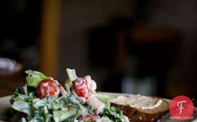Salada De Lentilha Com Molho Cremoso