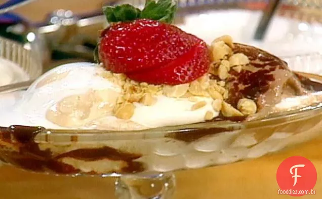 Sundaes preto-e-branco