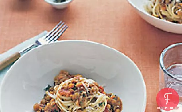 Lentilha-molho de tomate