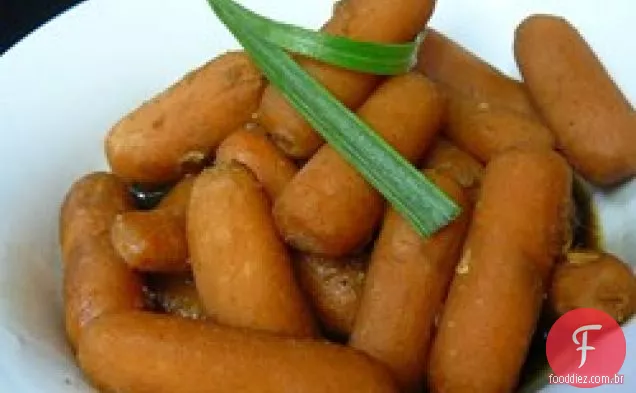 Vitrificado Cenouras Estilo Asiático