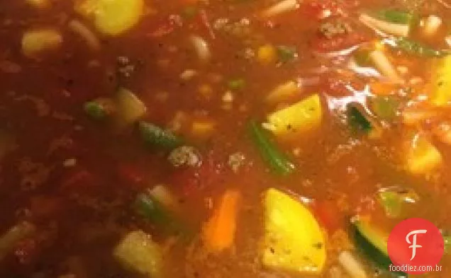 Minestrone saudável da mamãe