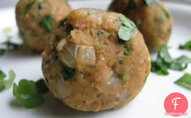 Bolas De Lentilha Vermelha