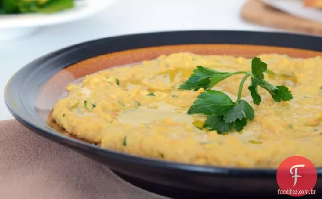 Molho De Lentilha Vermelha De Cenoura Assada