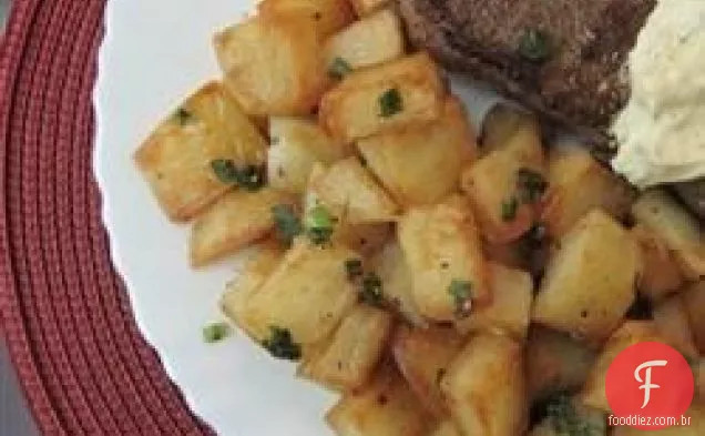 Batatas Fritas Caseiras Fritas Com Gordura De Pato