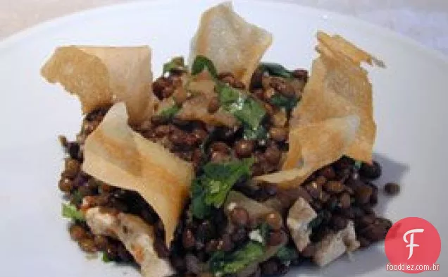 Salada De Lentilha De Maçã E Cominho
