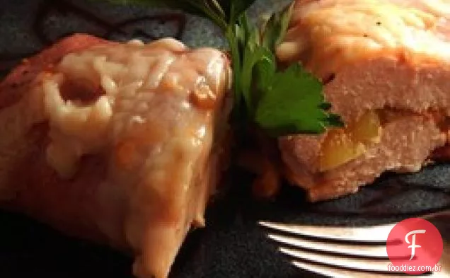Peito De Frango Doce Embrulhado Com Bacon