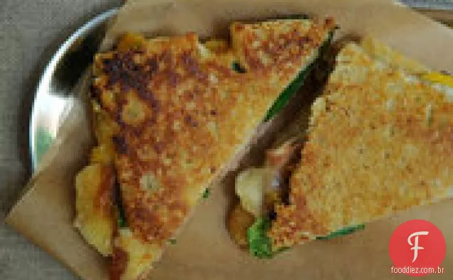 Sanduíches de noz-lentilha