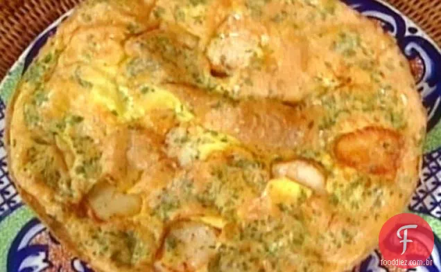 Fritada de camarão: Frittata coi Gamberetti
