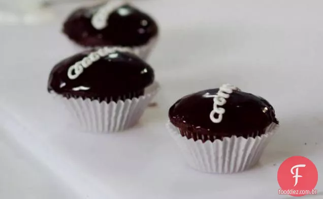 Cupcakes preto e branco