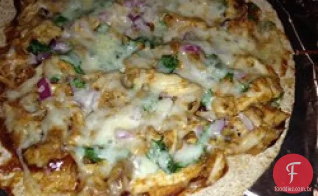 Churrasco frango Tortilla Pizza