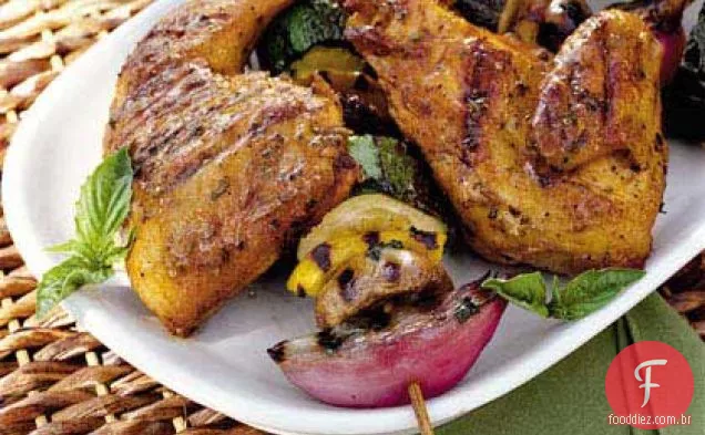 Kabobs Vegetais Fáceis