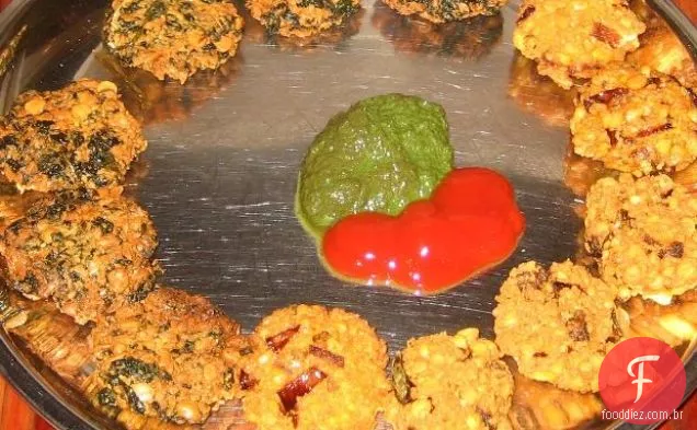 Paruppu Vadais Ou Donuts De Lentilha
