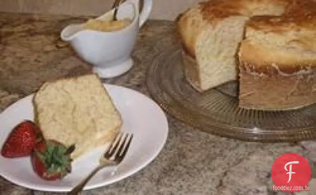 Pão Dourado Da Massa Do Bolo