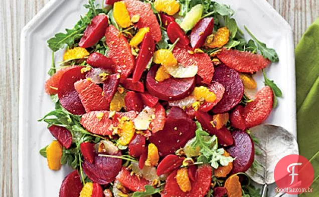 Salada de beterraba e citrinos
