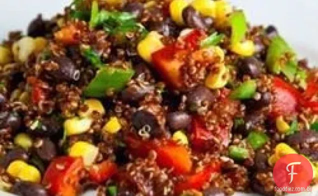 Quinoa mexicana com vinagrete de coentro
