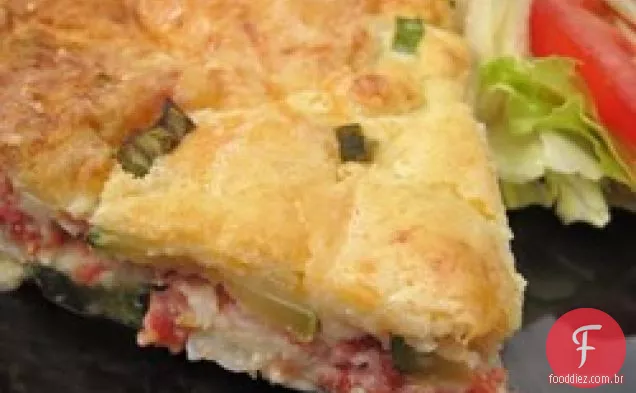 Quiche De Abobrinha Sem Crosta Fácil