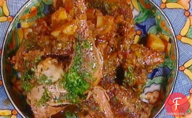 Galinha da Guiné Com Vinho Tinto: Faraona al Vino Rosso