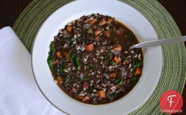 Sopa De Lentilha E Arroz Integral
