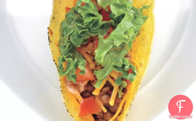 Tacos De Lentilha Temperados