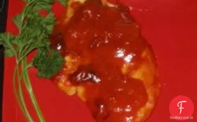 Frigideira Frango doce e picante