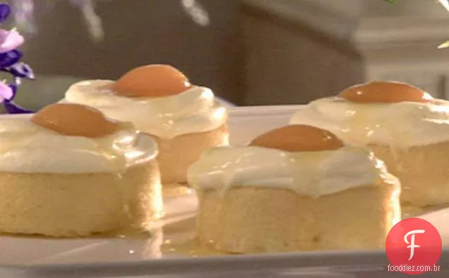Shortcake com Mascarpone e damascos cristalizados