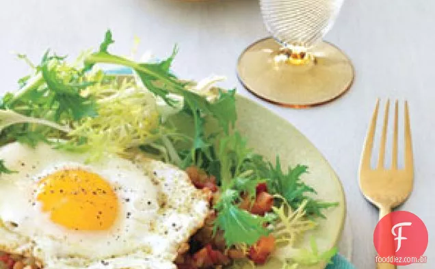 Salada de lentilha com o lado ensolarado