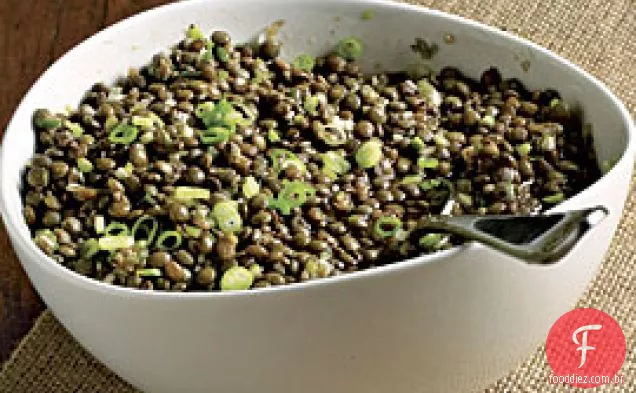 Salada De Lentilha Com Vinagrete De Xerez