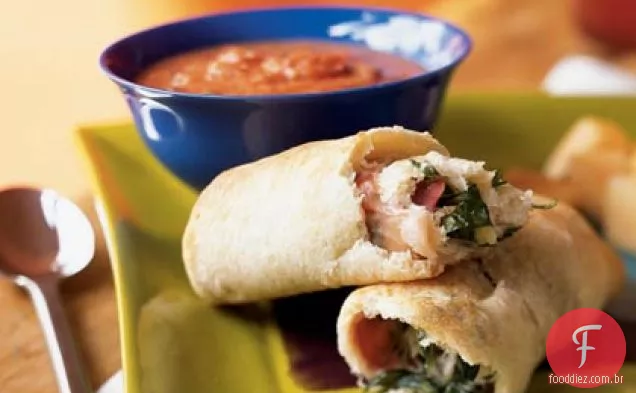 Prosciutto e Gruyere Strombolis