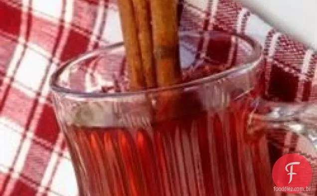 Cidra De Cranberry Temperada Quente