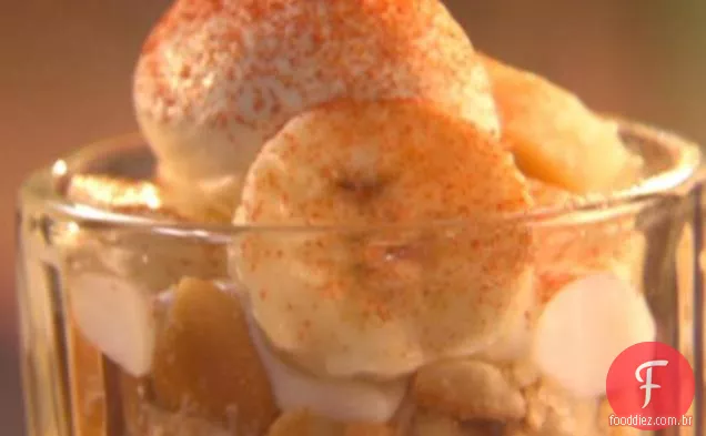 Torta De Creme De Banana Parfaits