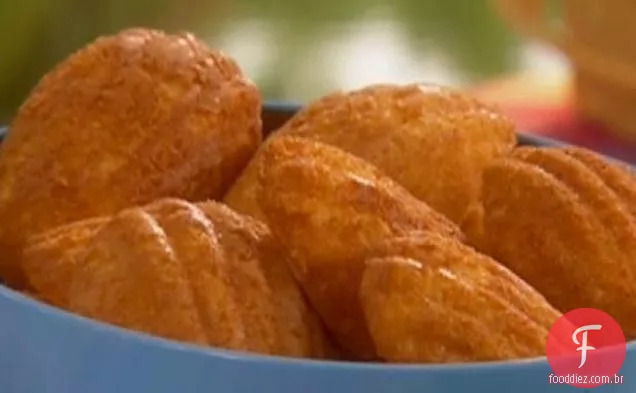 Pina Colada Madeleine Cookies