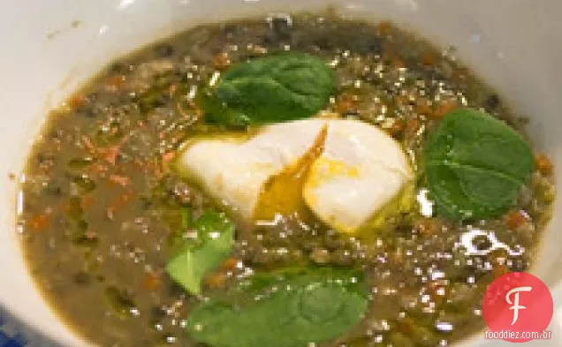 Sopa De Lentilha Com Legumes De Inverno