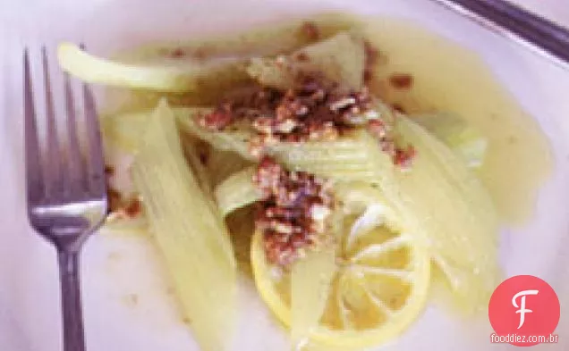 Cardoons com molho de anchova e alho