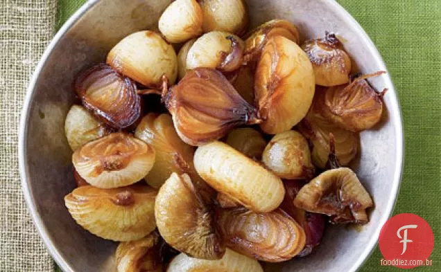 Cebolas Cipollini Vitrificadas Com Champanhe