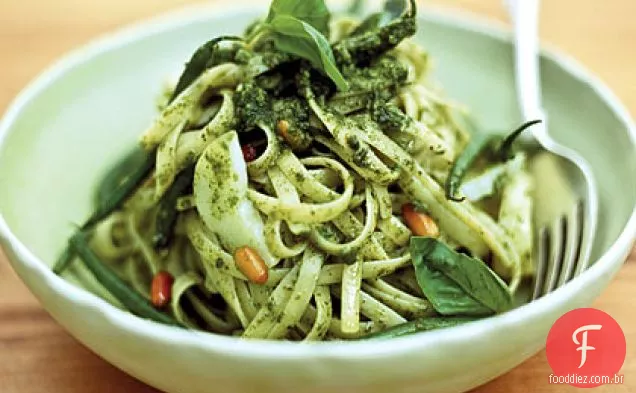 Pesto Linguine Com Limão