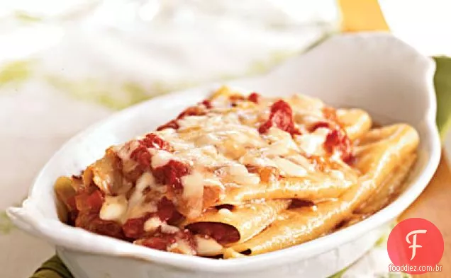 Lasanha de sêmola com Amatriciana picante