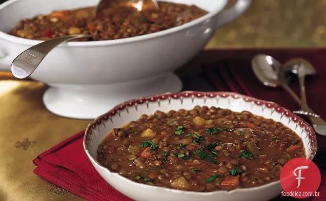 Sopa De Lentilha Alemã