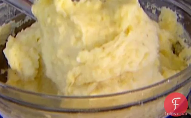 Parmesão Esmagado Batatas