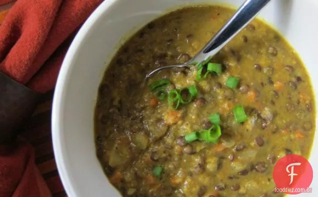 Sopa De Lentilha Com Curry