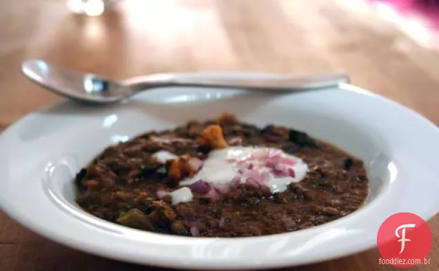 Do E-mail: geladeira-limpando sopa de lentilha